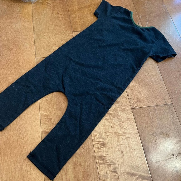 Rags to Raches Grey Rad One Piece Jumpsuit Romper, 6-12 Months - Picture 5 of 5